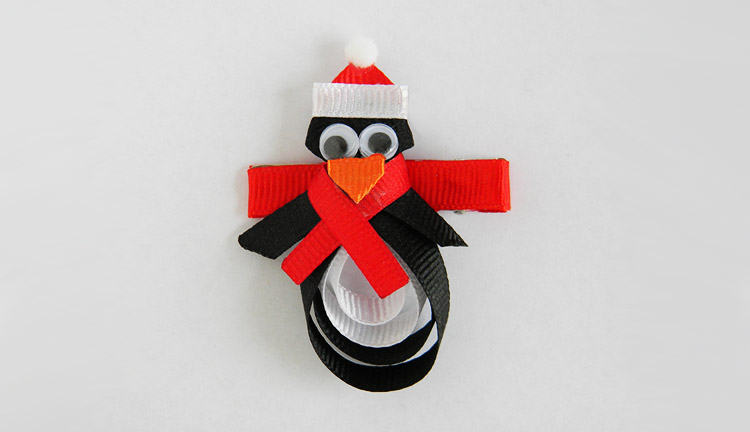 Penguin Hair Clip