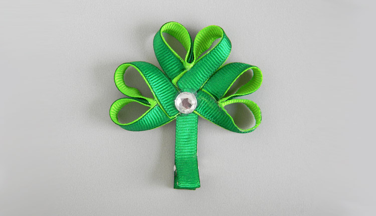 Shamrock Hair Clip