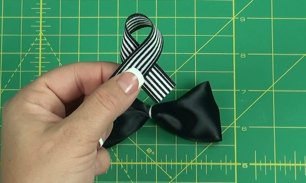 Finishing up Bow Tie Bow