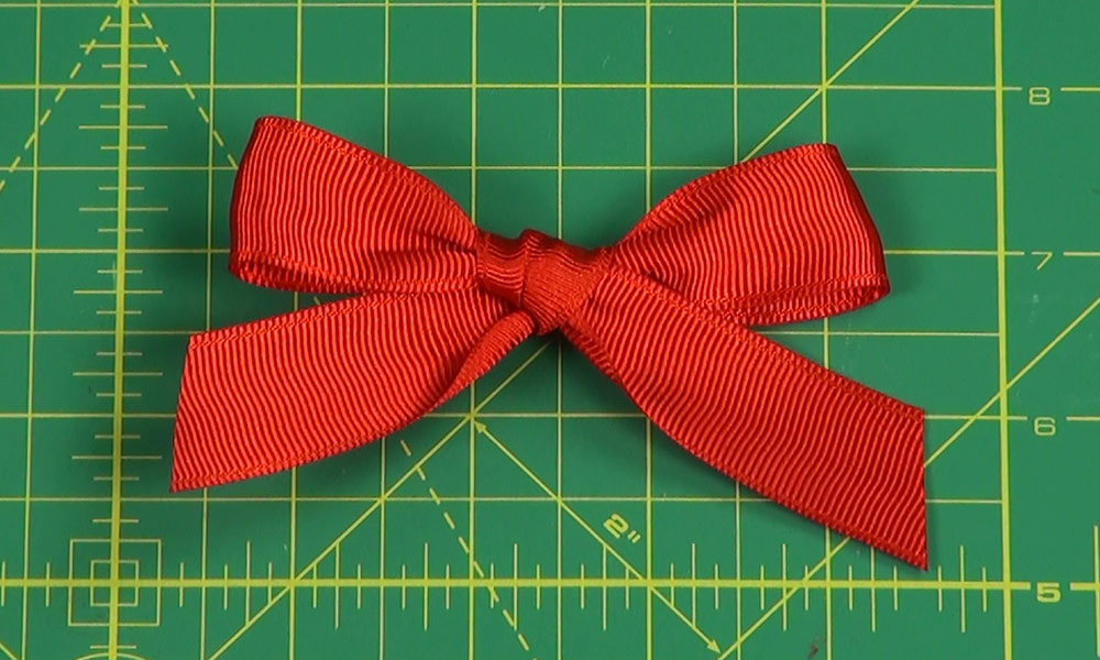 Completed Shoestring Bow