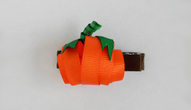 Pumpkin Hair Clip