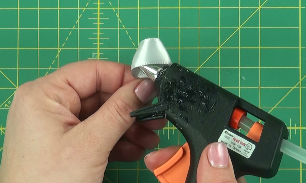 Woman making a Mouse Hair Clip