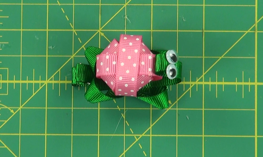 Completed Turtle Hair Clip